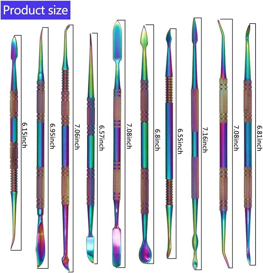 10Pack Large Size Stainless Steel Wax Carvers Tool Art Set - TTpen