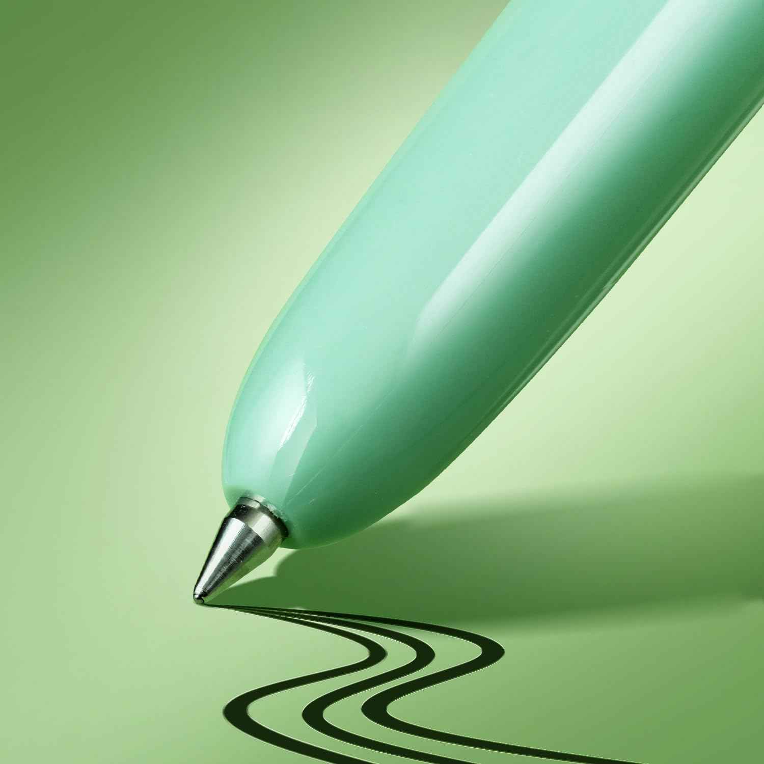 M&G 4Pcs Gel Pens,0.5mm Black Ink Pens Fine Point - TTpen