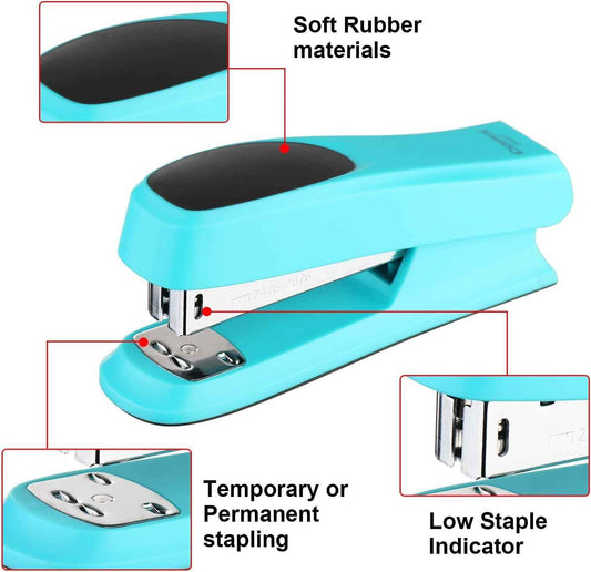 Comix Desktop Stapler,20 Sheets Capacity Commercial Desk Stapler - TTpen