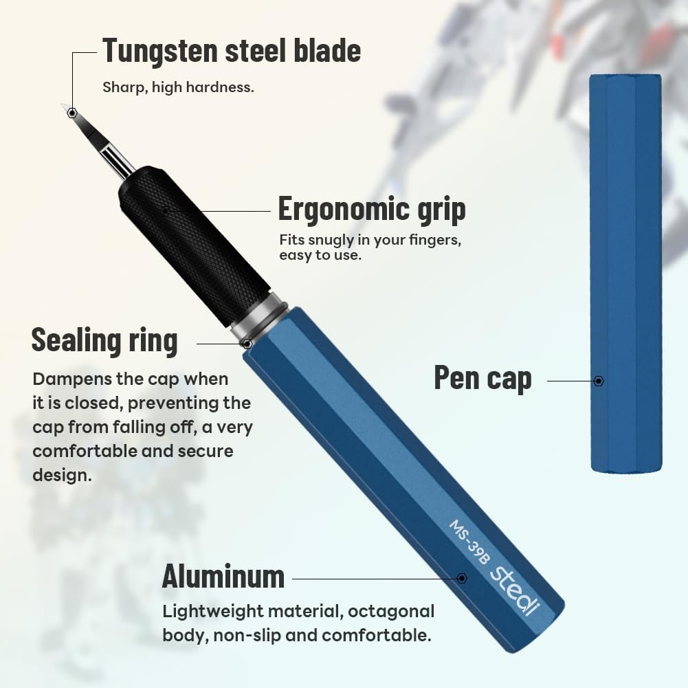 Stedi Model Scriber Chisel,Tungsten Steel Blades 0.15mm - TTpen