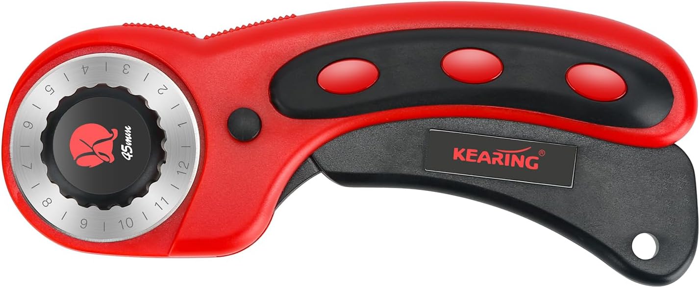 28mm/45mm/60mm Rotary Cutter for Fabric,Precision Cloth Cutting Tool 45mmCutter