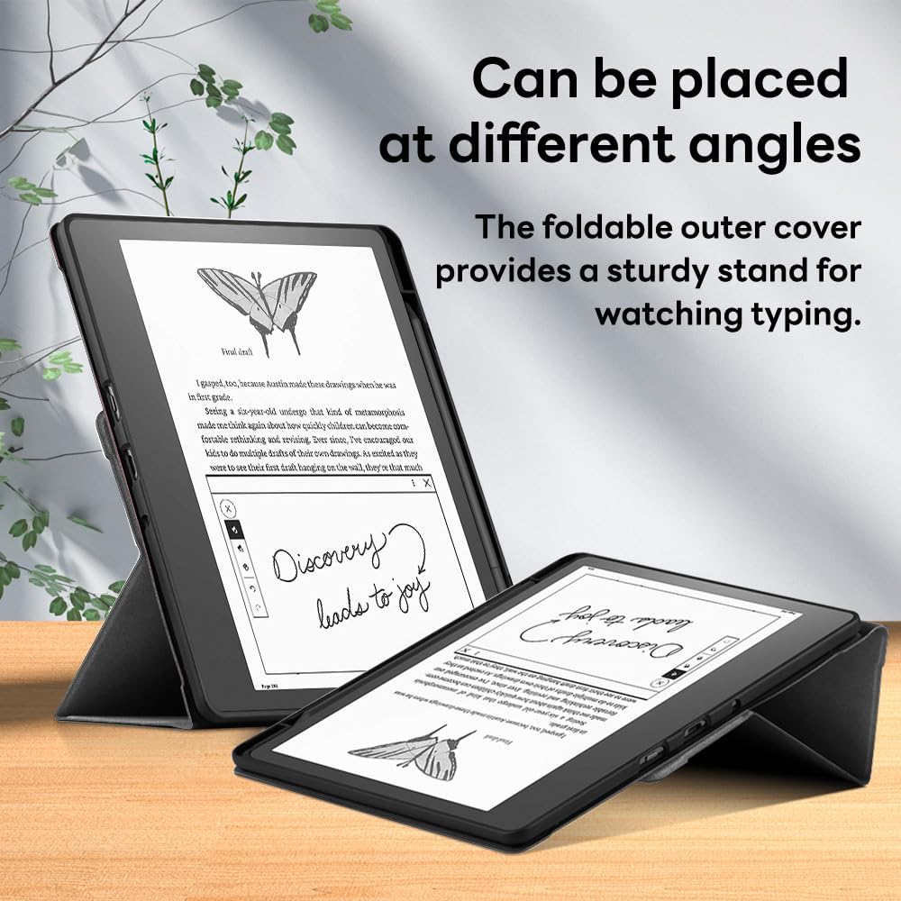 Trifold Stand Case for Kindle Scribe 10.2 Inch - with Pen Holder