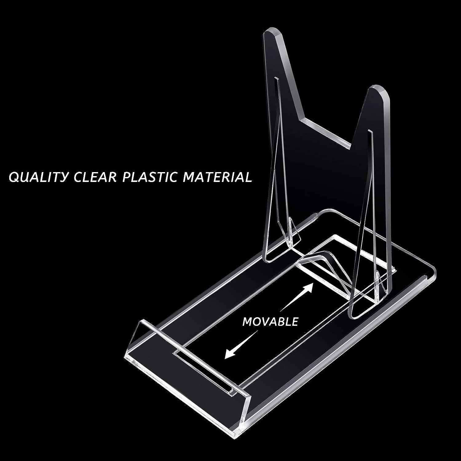 10pcs Mini Acrylic Plate Stands Picture Display Holder - TTpen