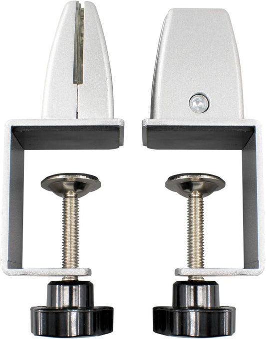 2PCS Sneeze Guard Support Clamp Partition Aluminum Adjustable