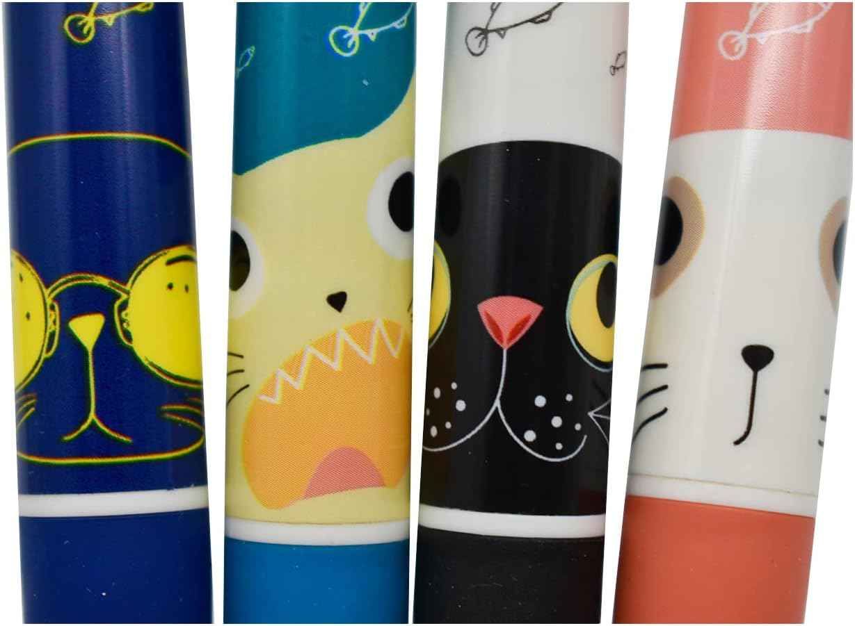 12PCS Cat 4in1 Multicolor Ballpoint Pens - TTpen