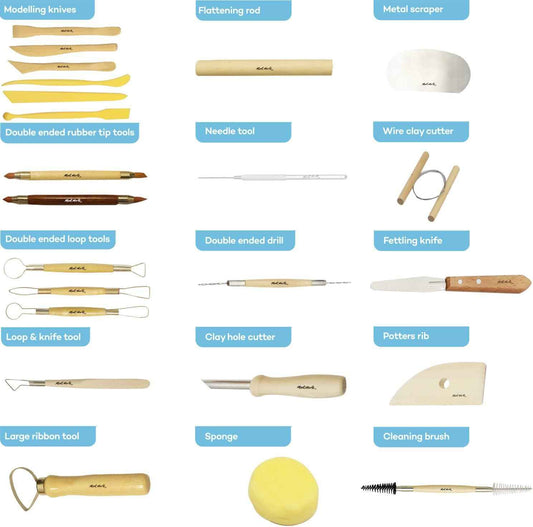 Mont Marte Pottery Tool Set Signature 23pc - TTpen