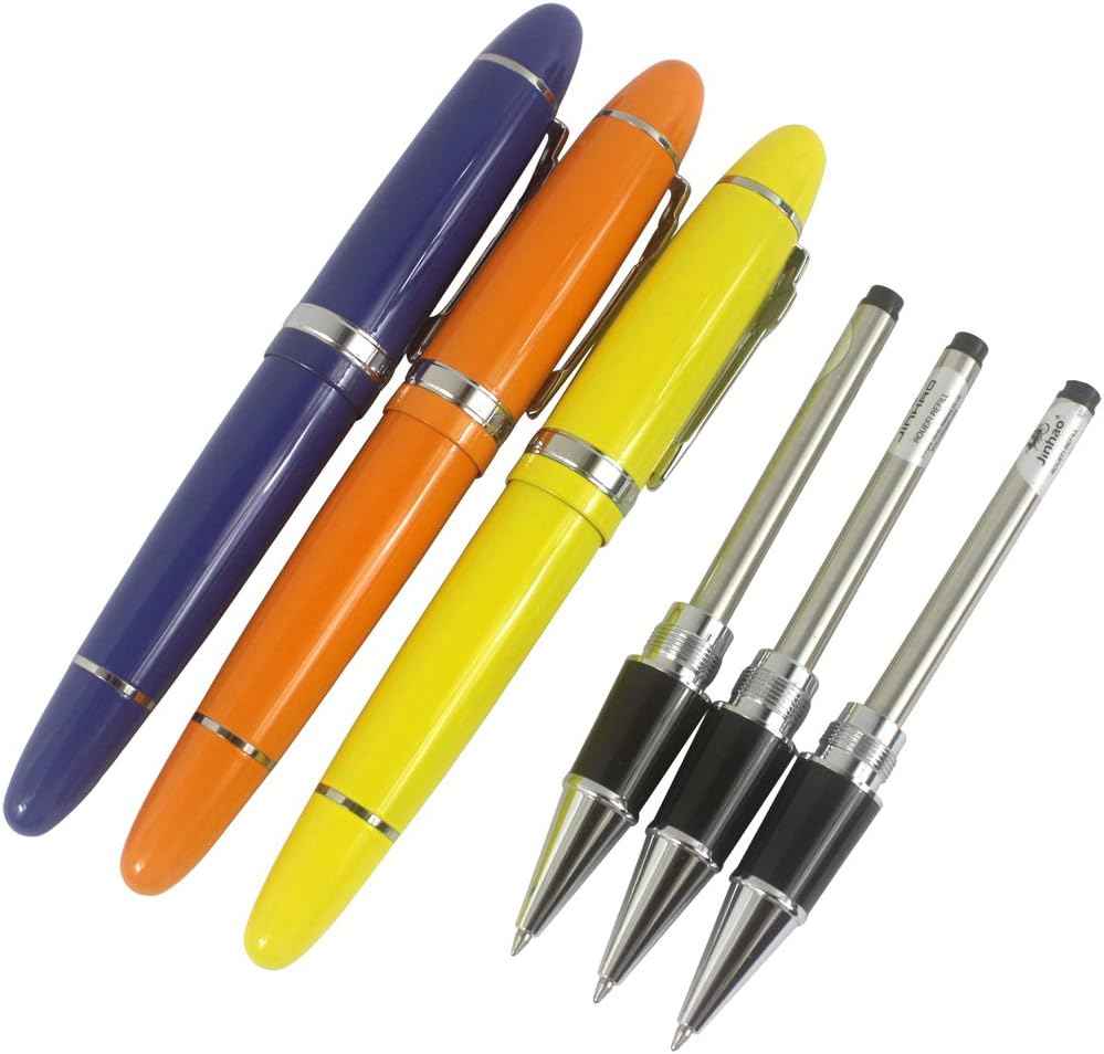 3PCS Jinhao 159 Big Barrel Rollerball Pens in 3 Colors Pen Set - TTpen