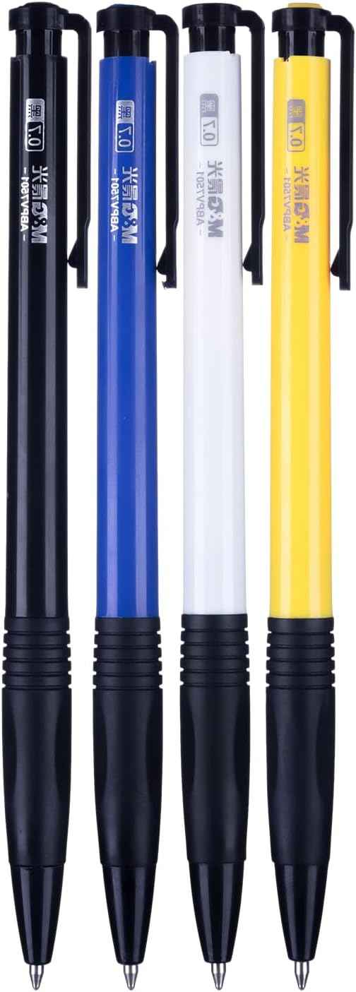 M&G 36Pcs Retractable Ballpoint Pens with Black ink 0.7mm - TTpen