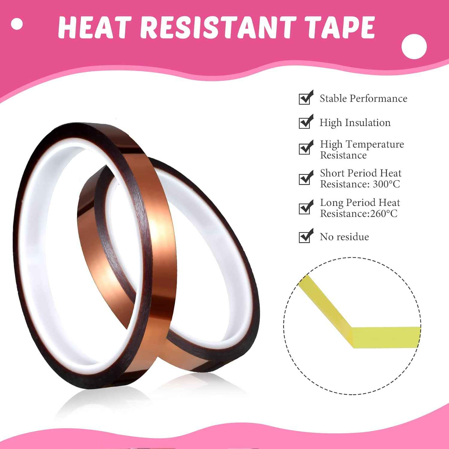 9Pcs Heat Sublimation Tape Dispenser Set with Gloves and Heat Tapes - TTpen