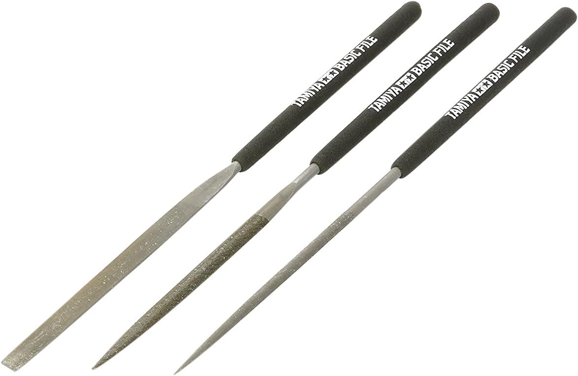 Tamiya 74104 Craft Tools - Basic File Set - Smooth Double-Cut