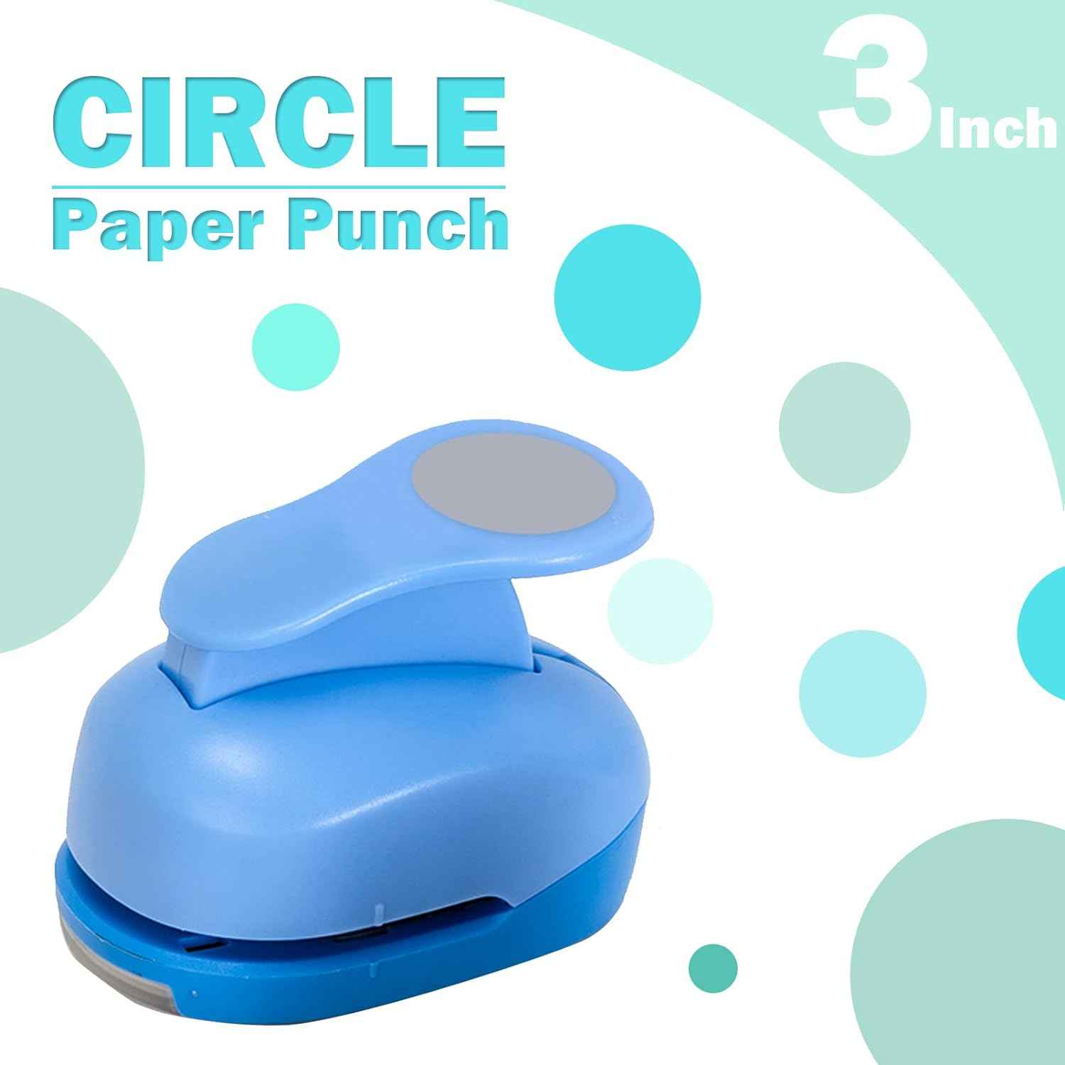 Large 3 Inch Craft Circle Hole Paper Punch for Greeting Cards,Scrapbook - TTpen