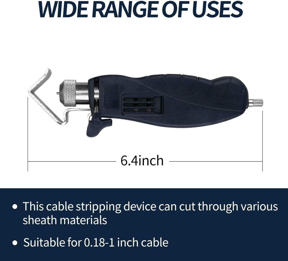 Stedi Round Cable Stripper with Adjustable Cutting Depth - TTpen