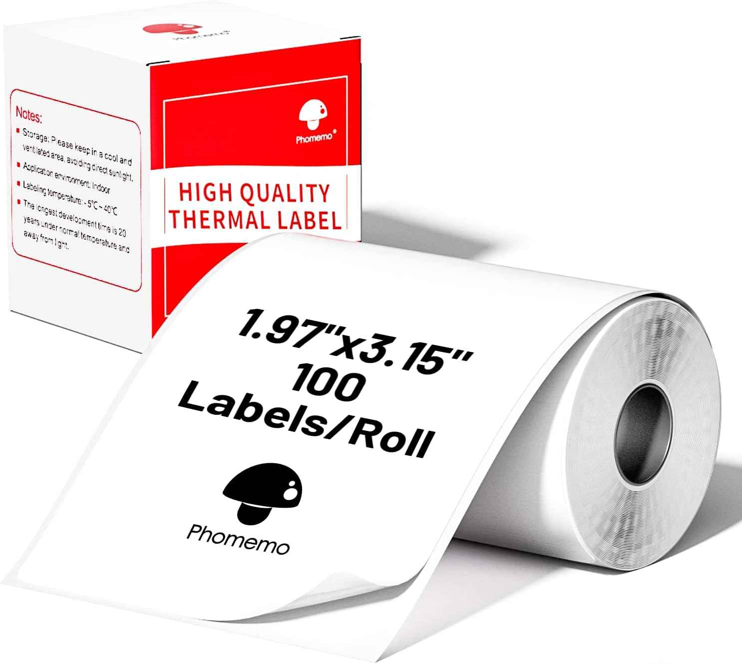 Phomemo Thermal Labels for M110/M221/M220/M120/M200,50x80mm - TTpen
