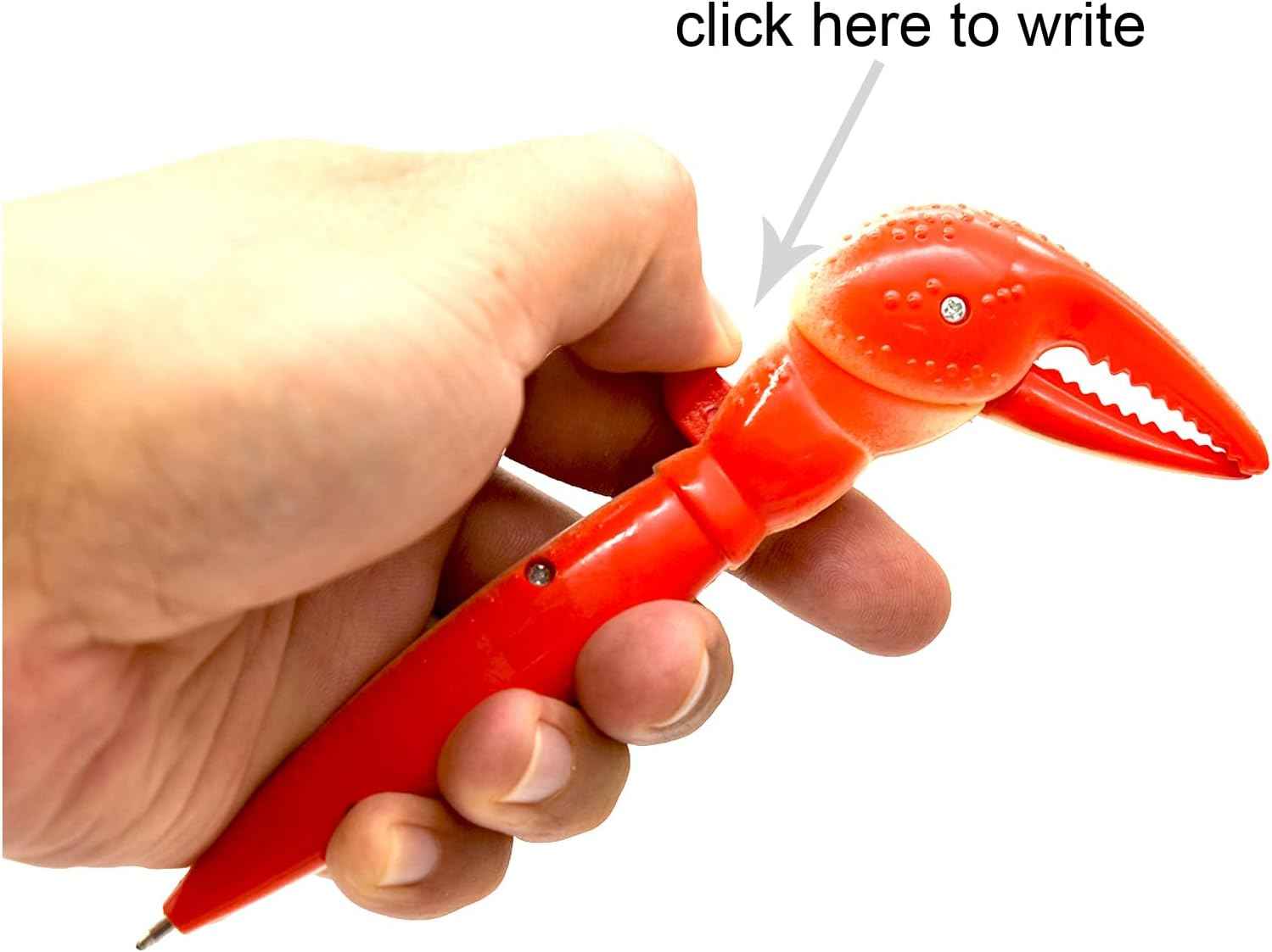 6PCS Novelty Lobster Crab Claw Ballpoint Pens For Kids - TTpen