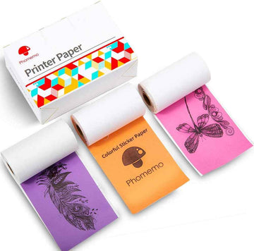 Phomemo Colorful Thermal Sticker Paper for M02/M03 Pocket Printer - TTpen