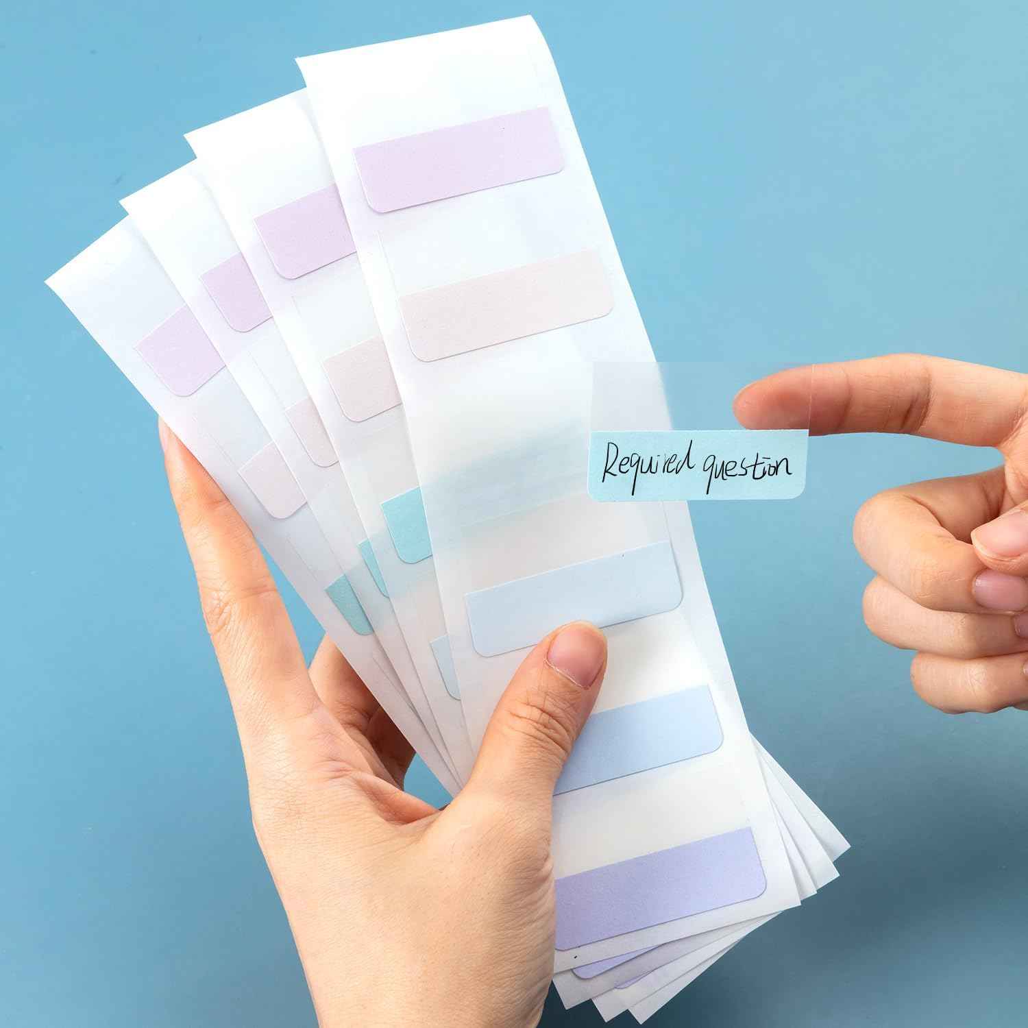5 Pack Sticky Notes Annotation Tabs 300pcs Index Labels,Morandi Color - TTpen