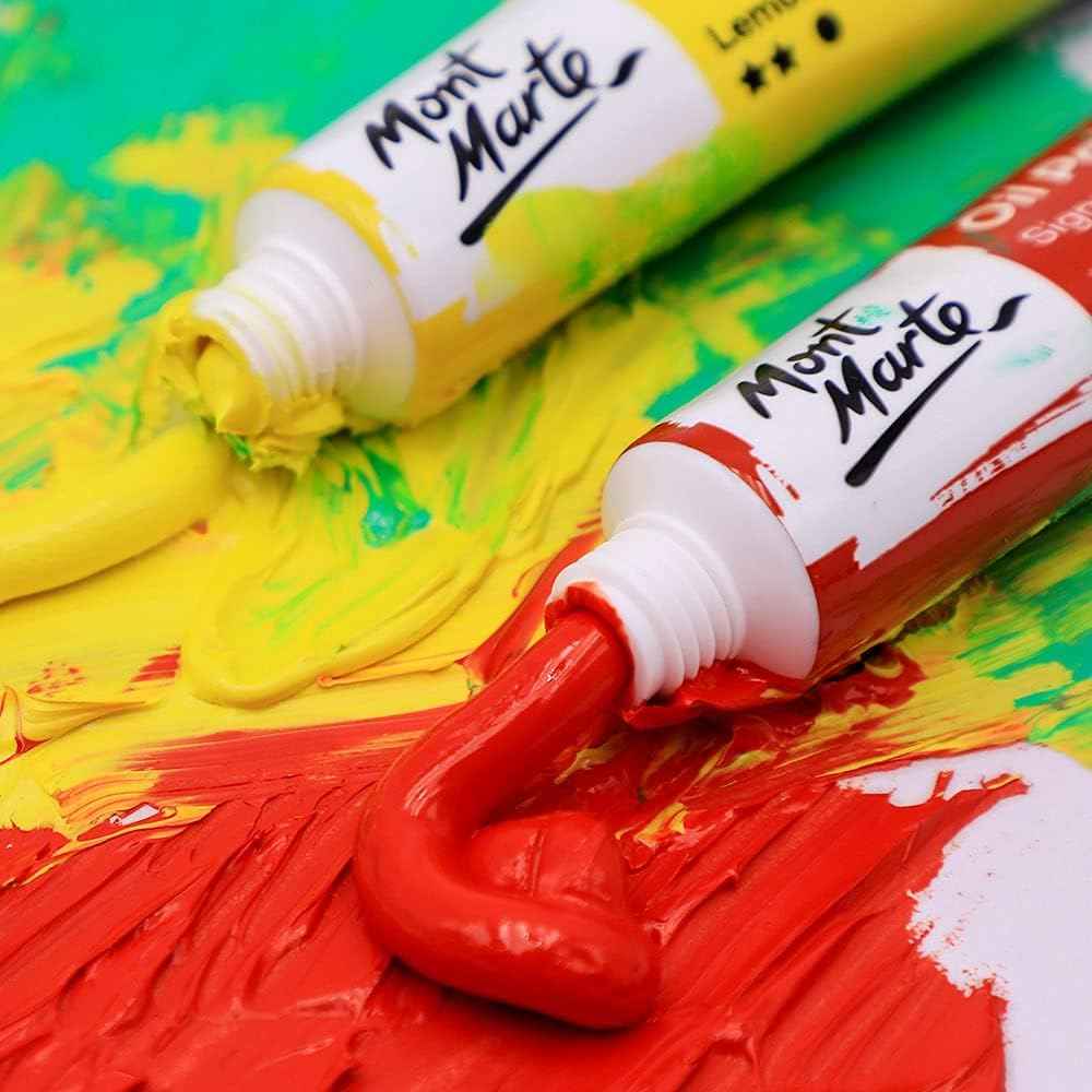MONT MARTE Oil Paint Set Signature 24 Colors 12ml Tube - TTpen