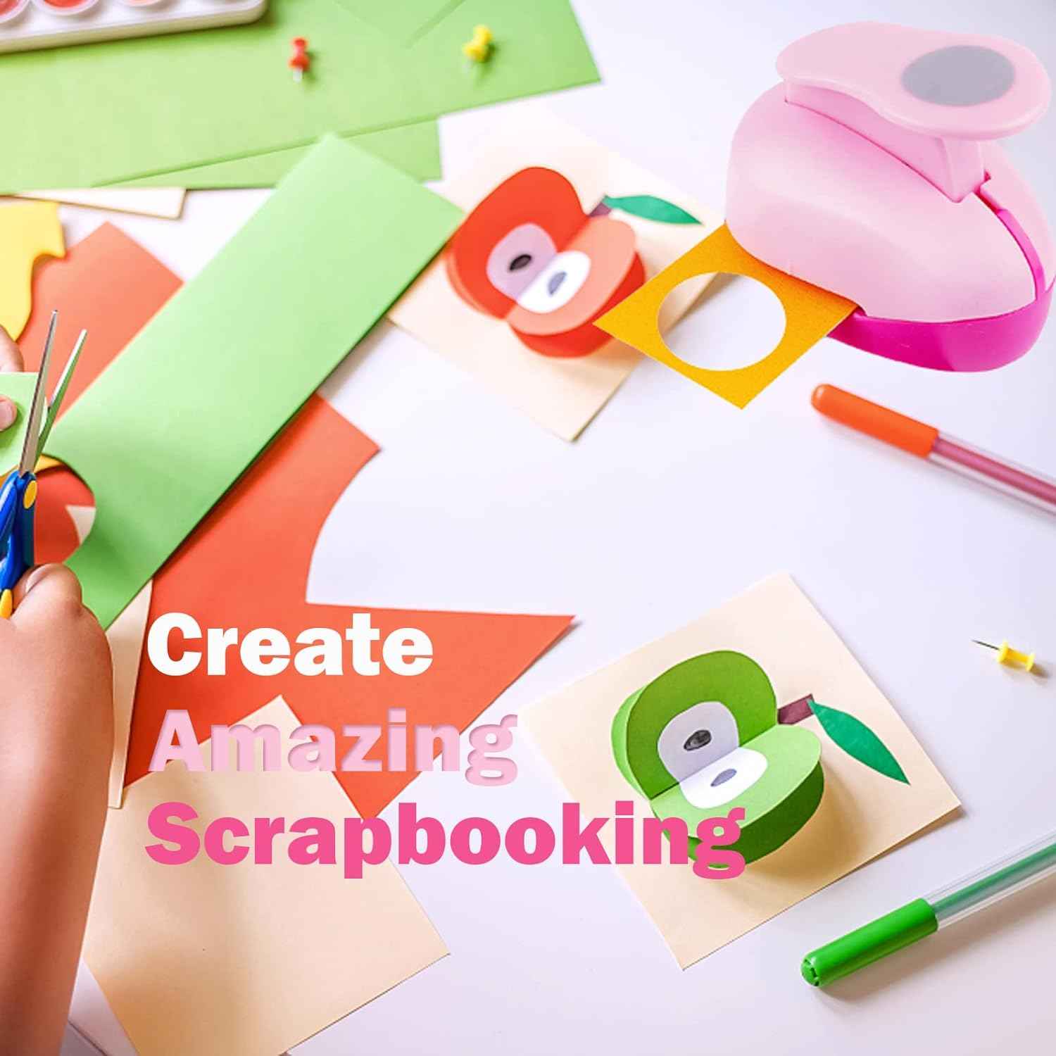 Large 3 Inch Craft Circle Hole Paper Punch for Greeting Cards,Scrapbook - TTpen