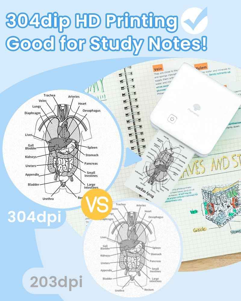 Phomemo M02 Pro Pocket Thermal Bluetooth Photo Printer Type-C Charging - TTpen