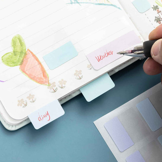 5 Pack Sticky Notes Annotation Tabs 300pcs Index Labels,Morandi Color - TTpen