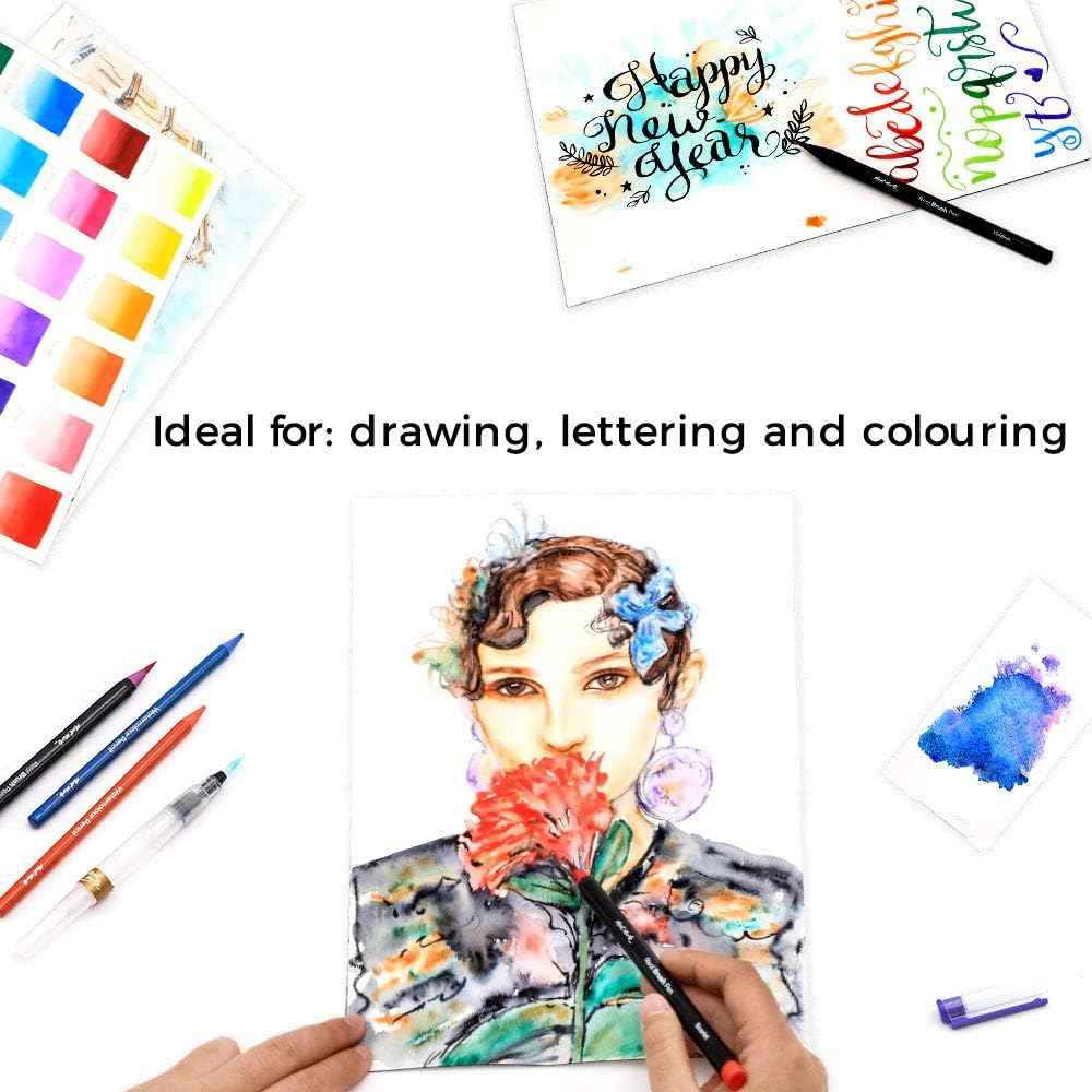 Mont Marte Premium 12 Watercolor Real Brush Pens - TTpen