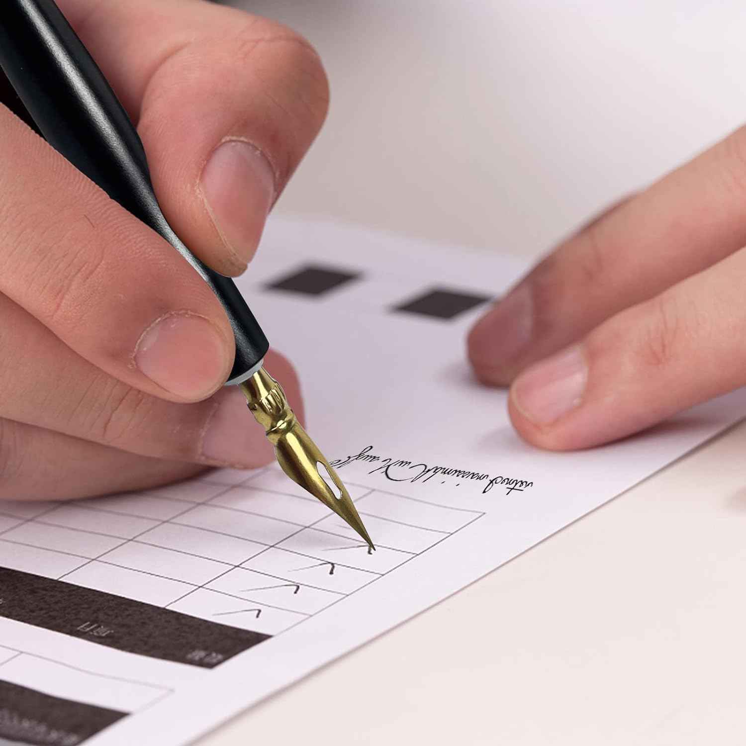 17 Pieces Stainless Steel Calligraphy Pen Nibs Set - TTpen