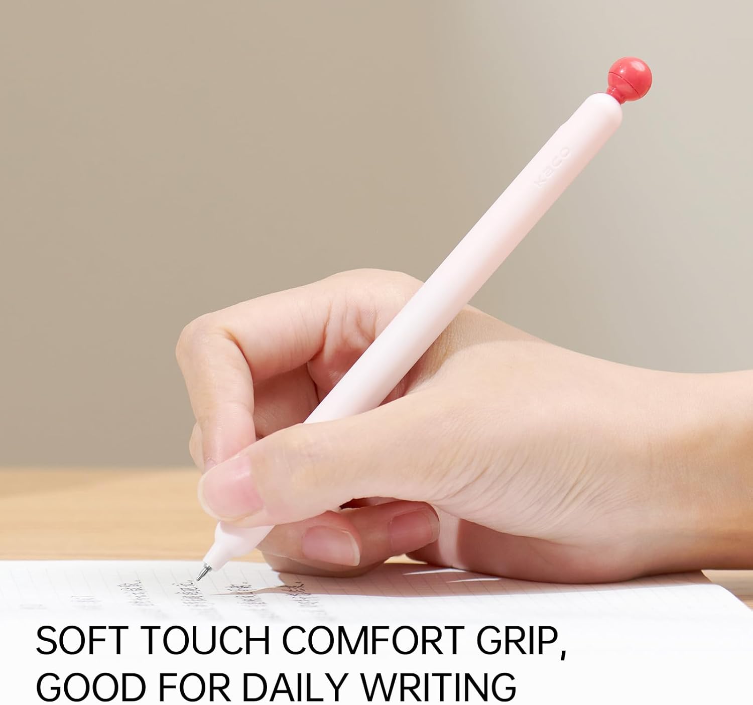 Kaco POPUP Gel Pens 5 Pieces 0.5mm Black Ink