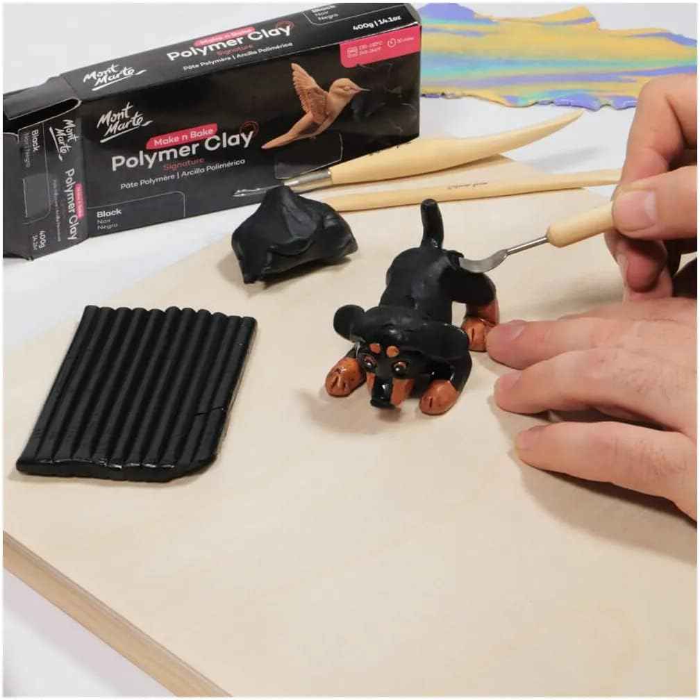 Mont Marte Make n Bake Polymer Clay Signature 400g Block - TTpen