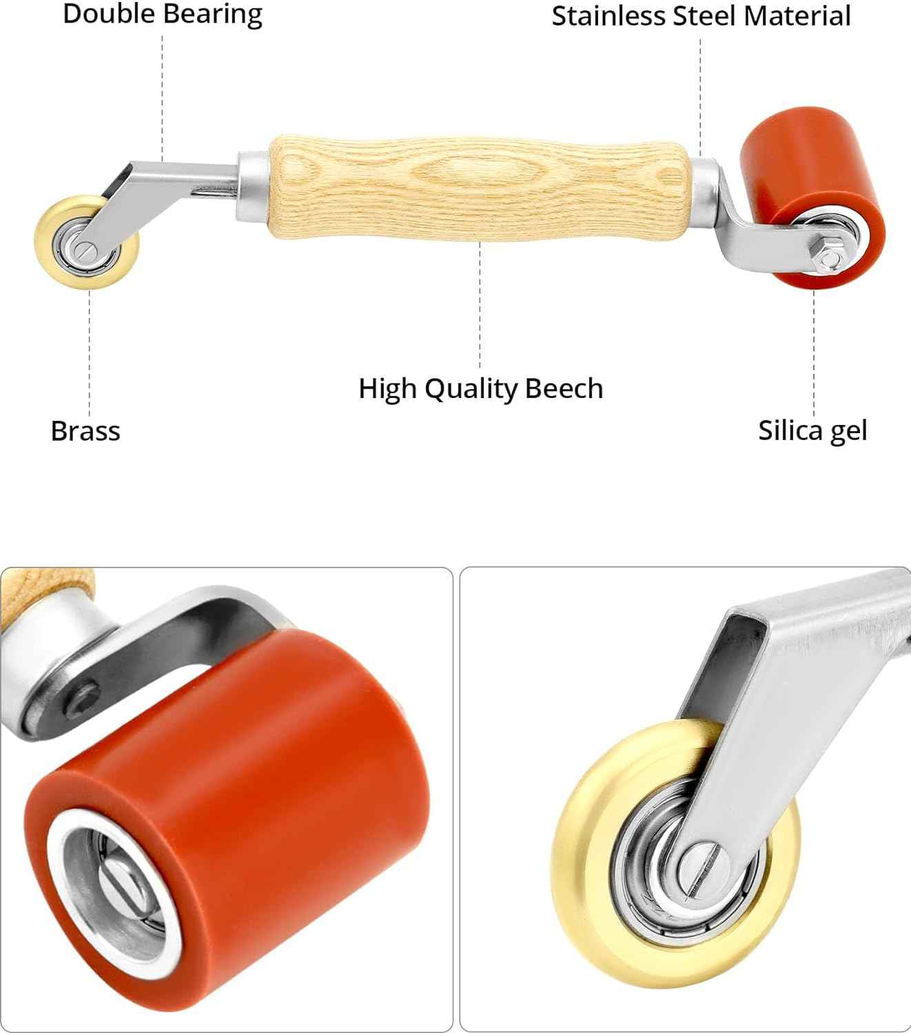 40mm Smoothing Seam Roller Tool for PVC/TPO/EPDM - TTpen