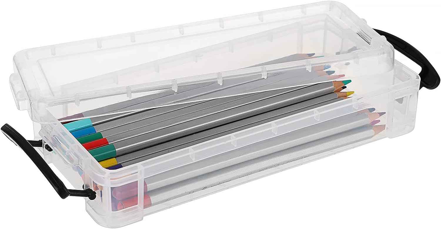 6 Large Capacity Pencil Box,Office Supplies Storage Organizer Box - TTpen