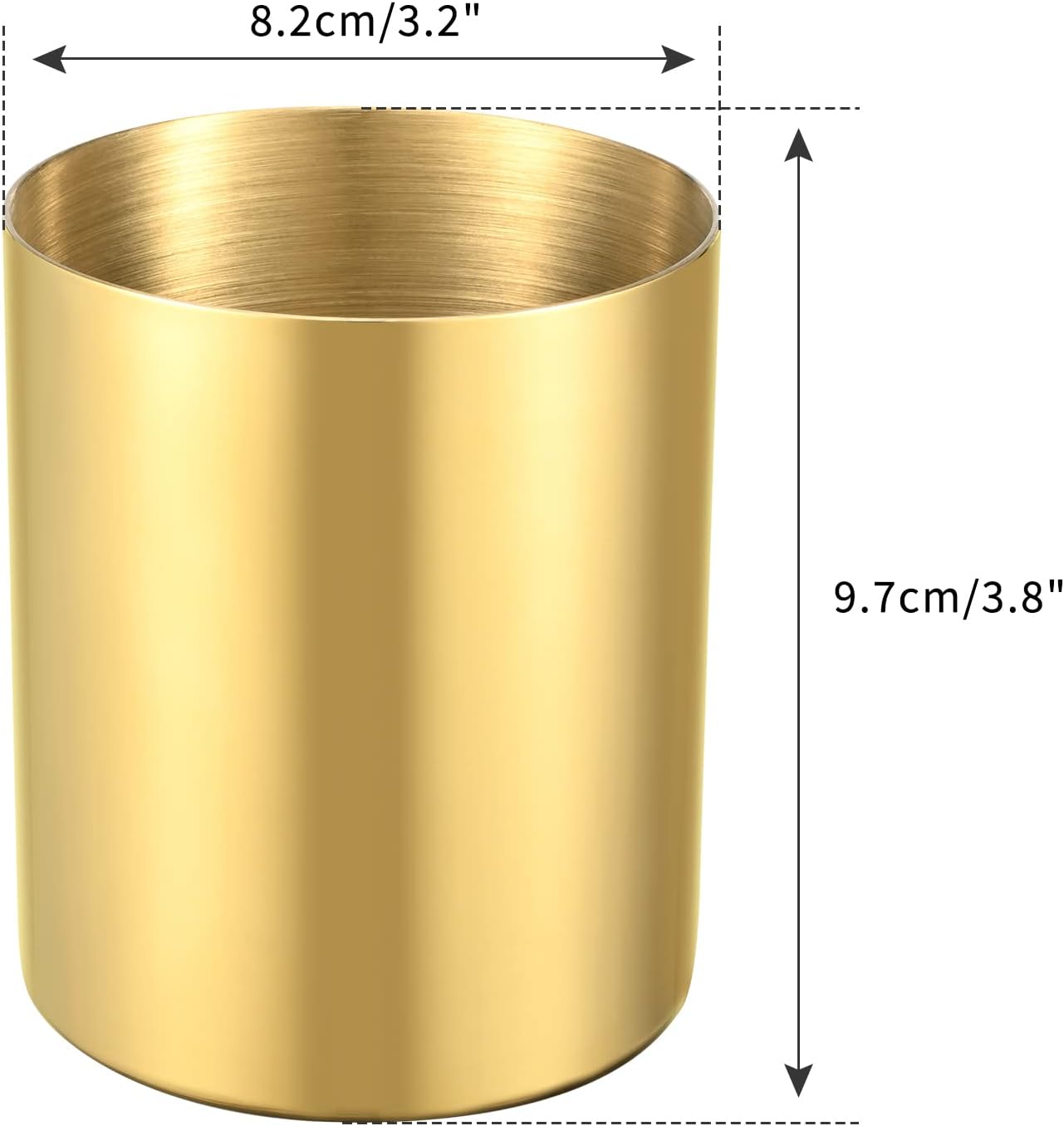 Stainless Steel Pencil Cup Pen Holder