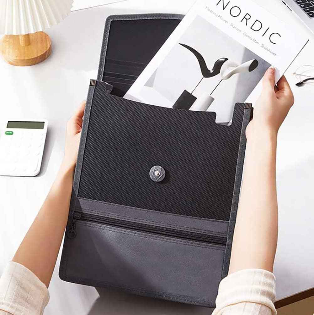 2 Pack Vertical Expandable File Folders A4 Letter Size - TTpen