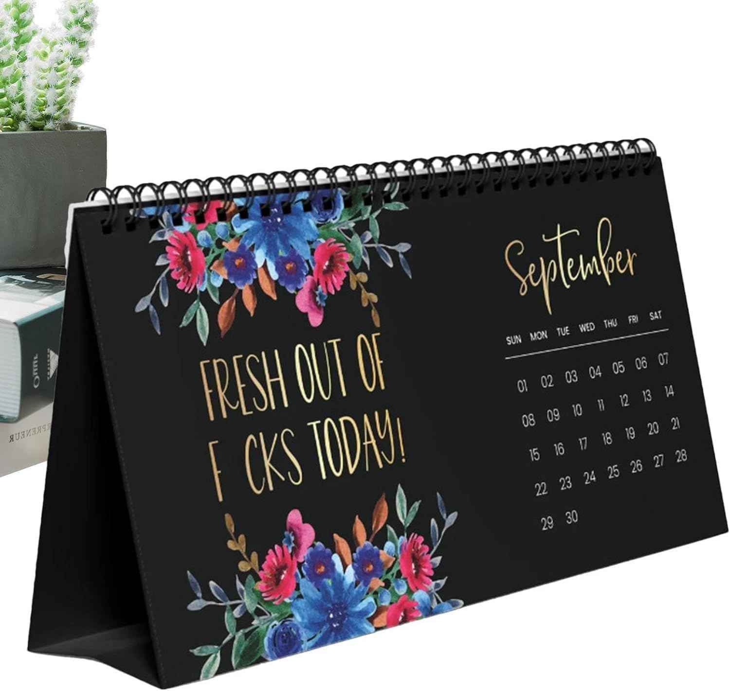 2024 'Fuck It' Desktop Calendar for Tired-Ass Women - TTpen