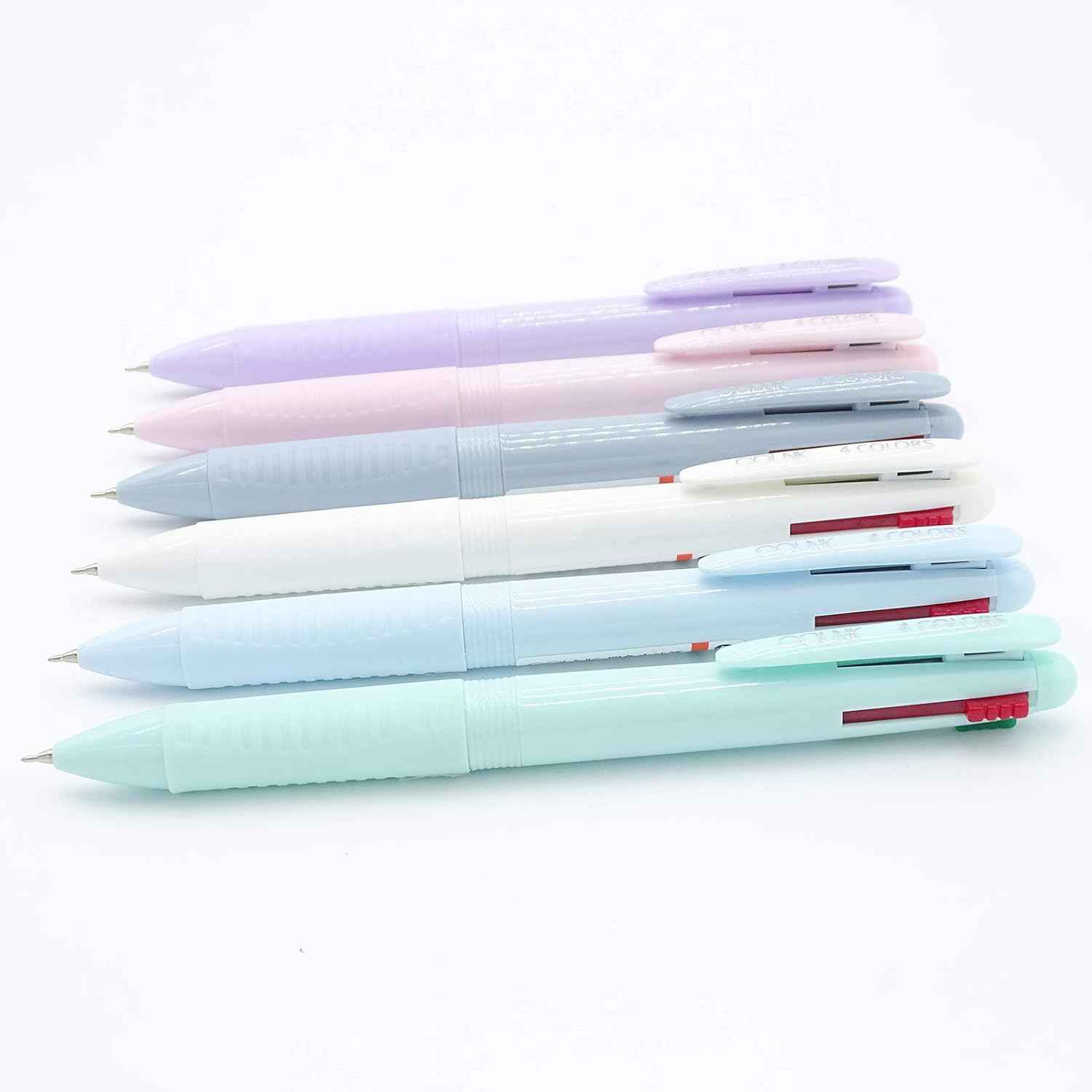 COLNK 4IN1 Multicolor Ballpoint Pen 0.5mm 6 Count - TTpen