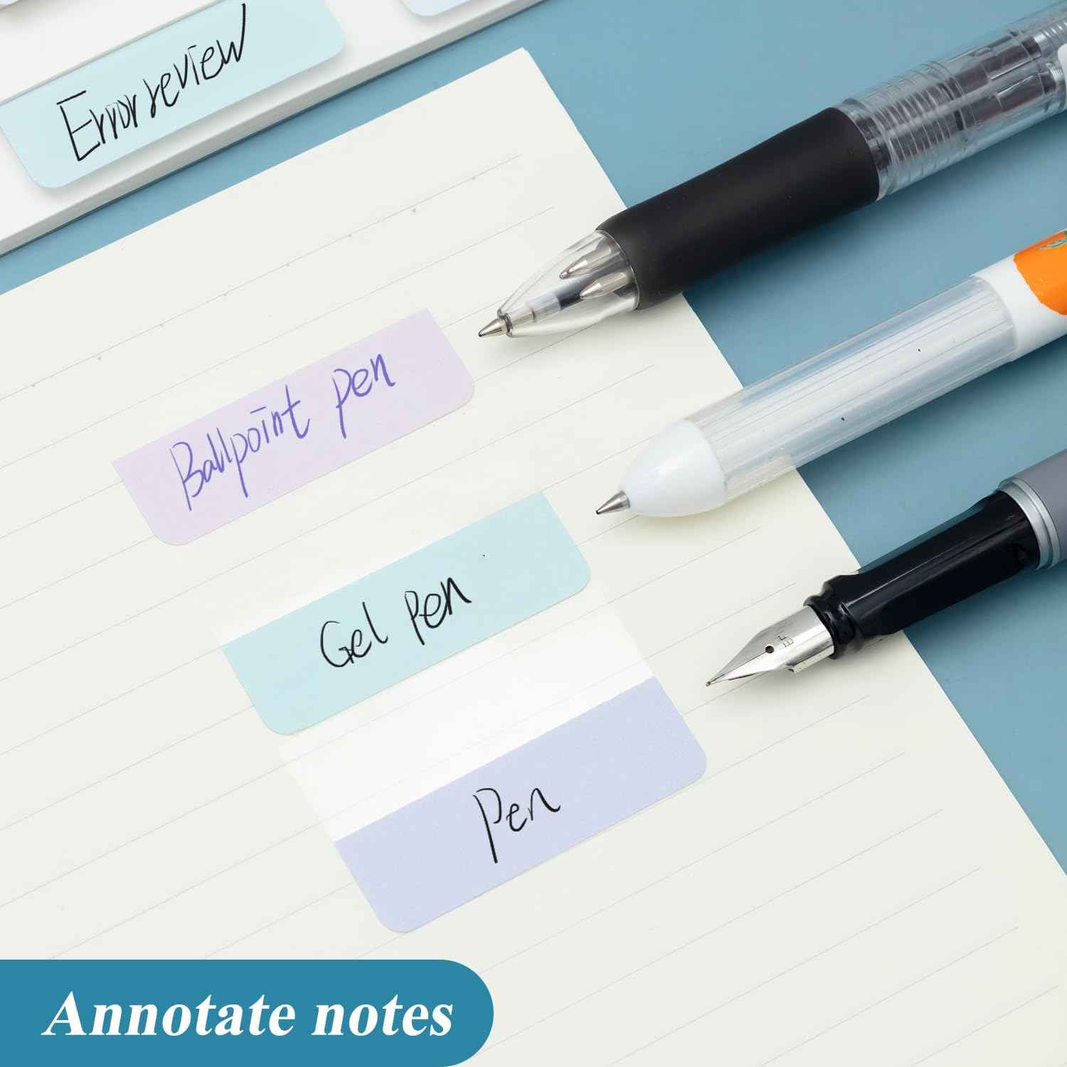 5 Pack Sticky Notes Annotation Tabs 300pcs Index Labels,Morandi Color - TTpen