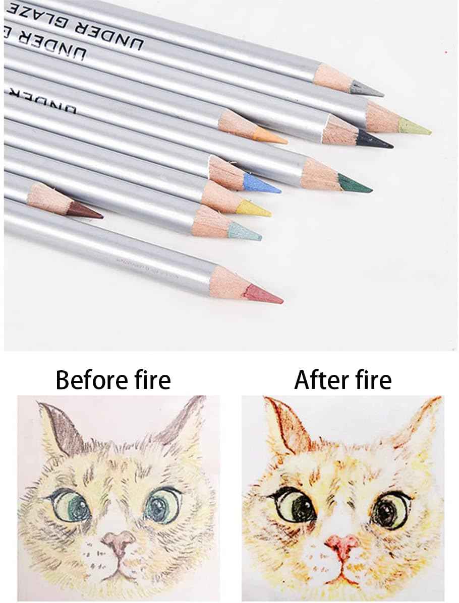 10 Color Underglaze Pencils,Glaze Tools for Pottery - TTpen