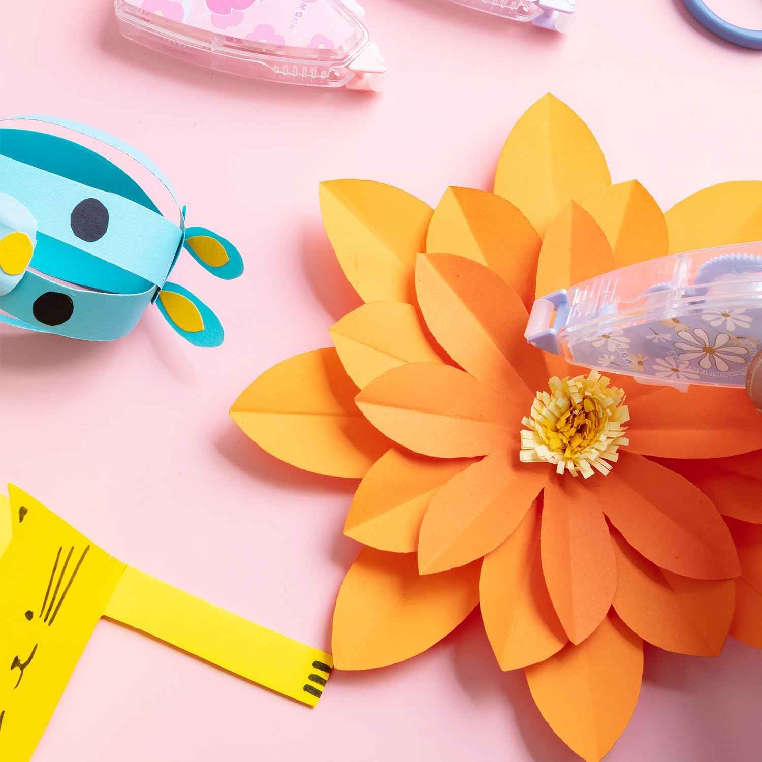 M&G Double Sided Glue Transparent Tape Roller,48M/157FT,6 Pack - TTpen