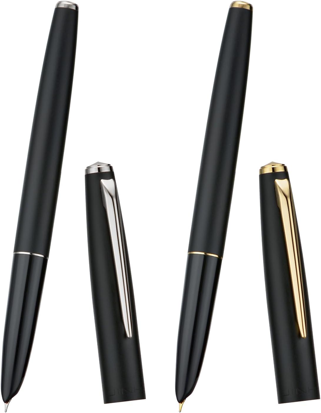 2PCS Jinhao 911 Fountain Pen Extra Fine Nib Matte Black
