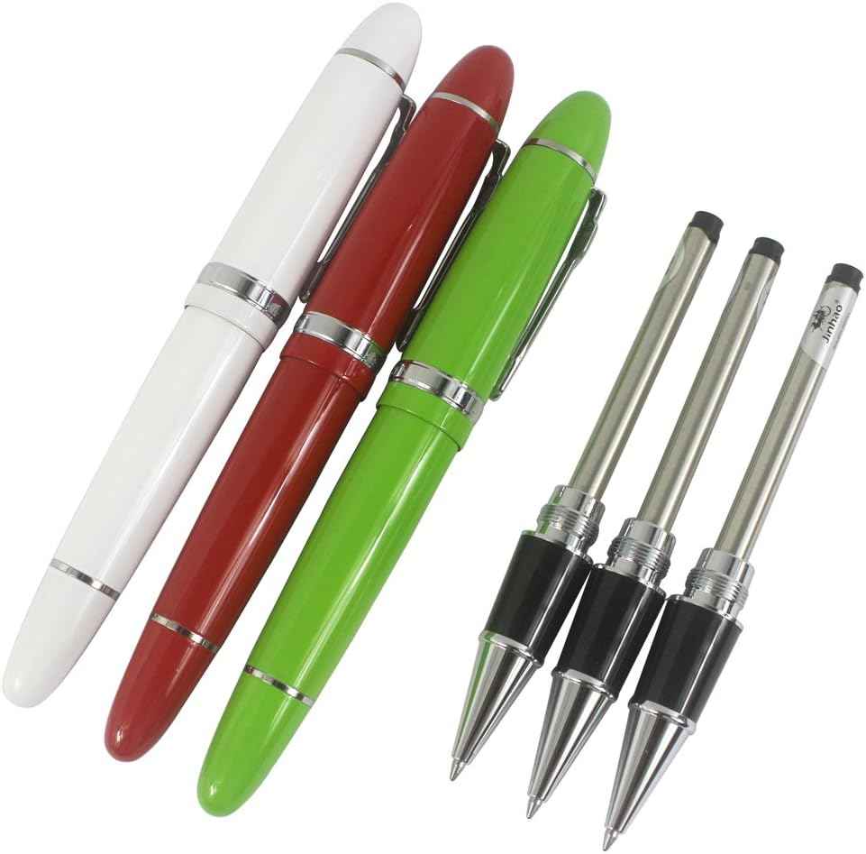3PCS Jinhao 159 Big Barrel Rollerball Pens in 3 Colors Pen Set - TTpen
