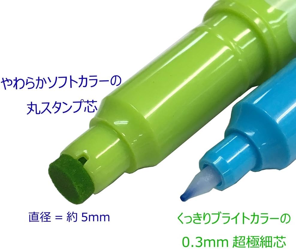 Tombow Play Color Dot Pen Water Based Marker,3 Colors Set A