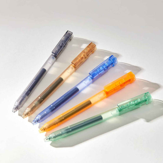 Kaco K8 Retractable Colored Gel Ink Pens 5 Pack - TTpen