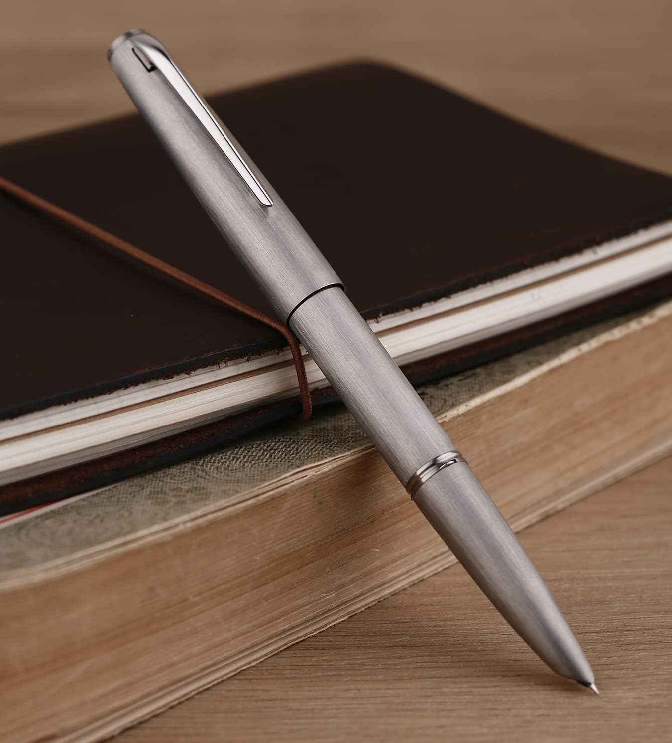 Majohn TI200 Titanium Alloy Fountain Pen Iridium Fine Nib - TTpen