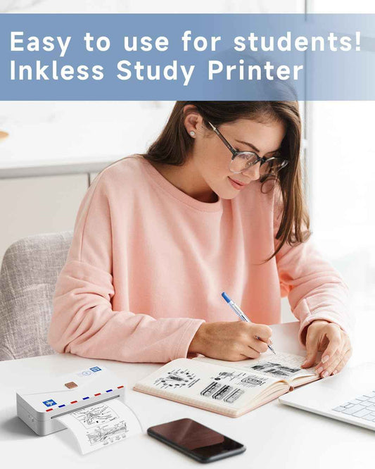 Phomemo M04AS 4 Inch Portable Thermal Printer for Photo Memo Note - TTpen