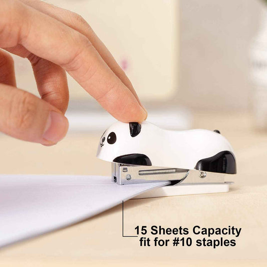 Deli Mini Cute Panda Desktop Stapler with 1000pcs Staples - TTpen