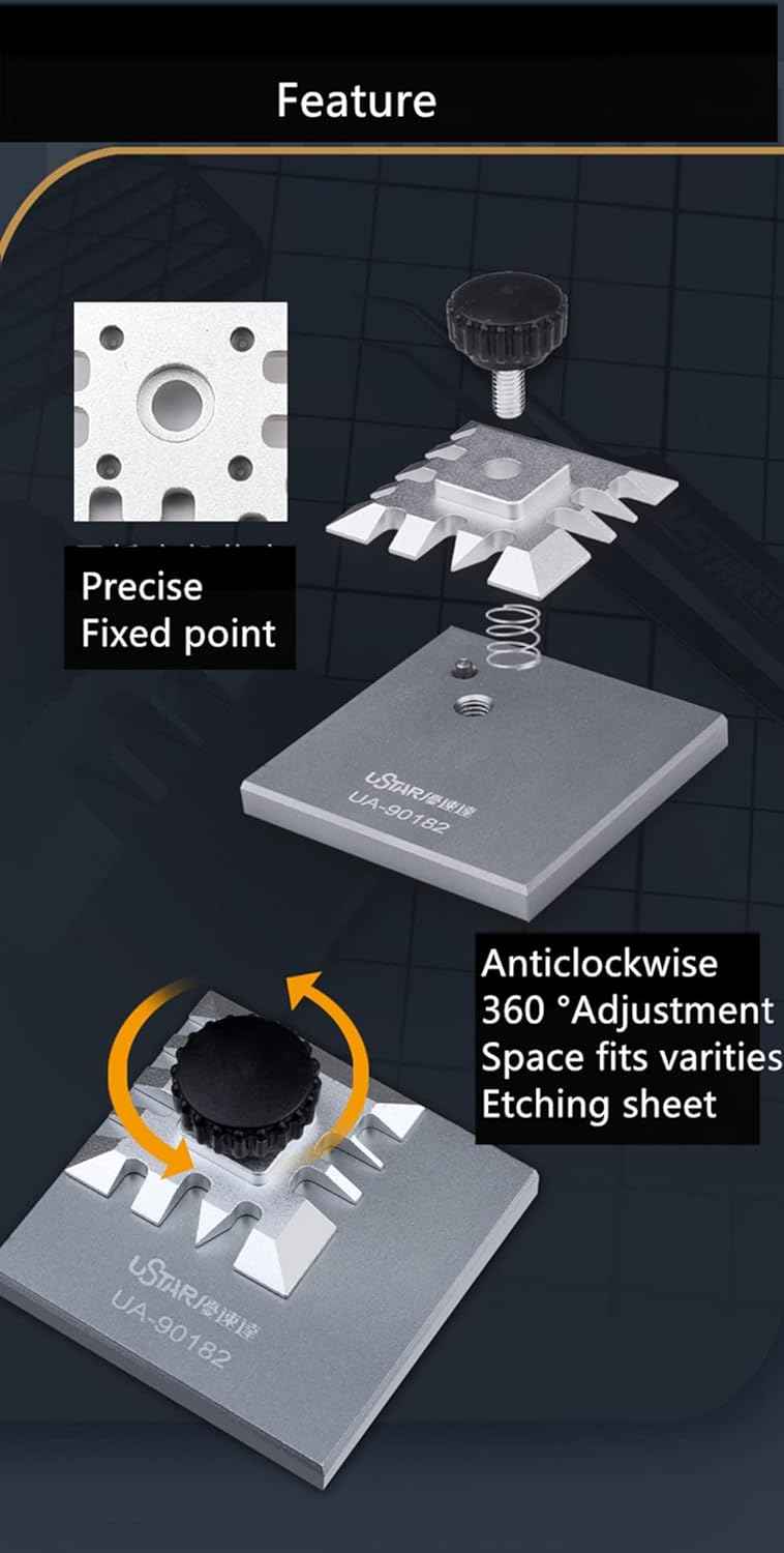 Photo Etched Parts Bender Precise Vise For Scale Tank Vehicle Model UA-90182 - TTpen