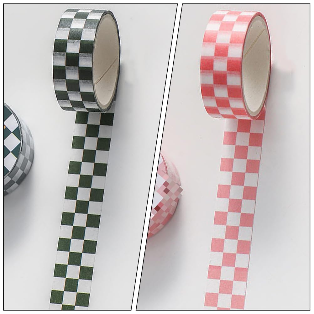 6 Rolls Checkerboard Washi Tape