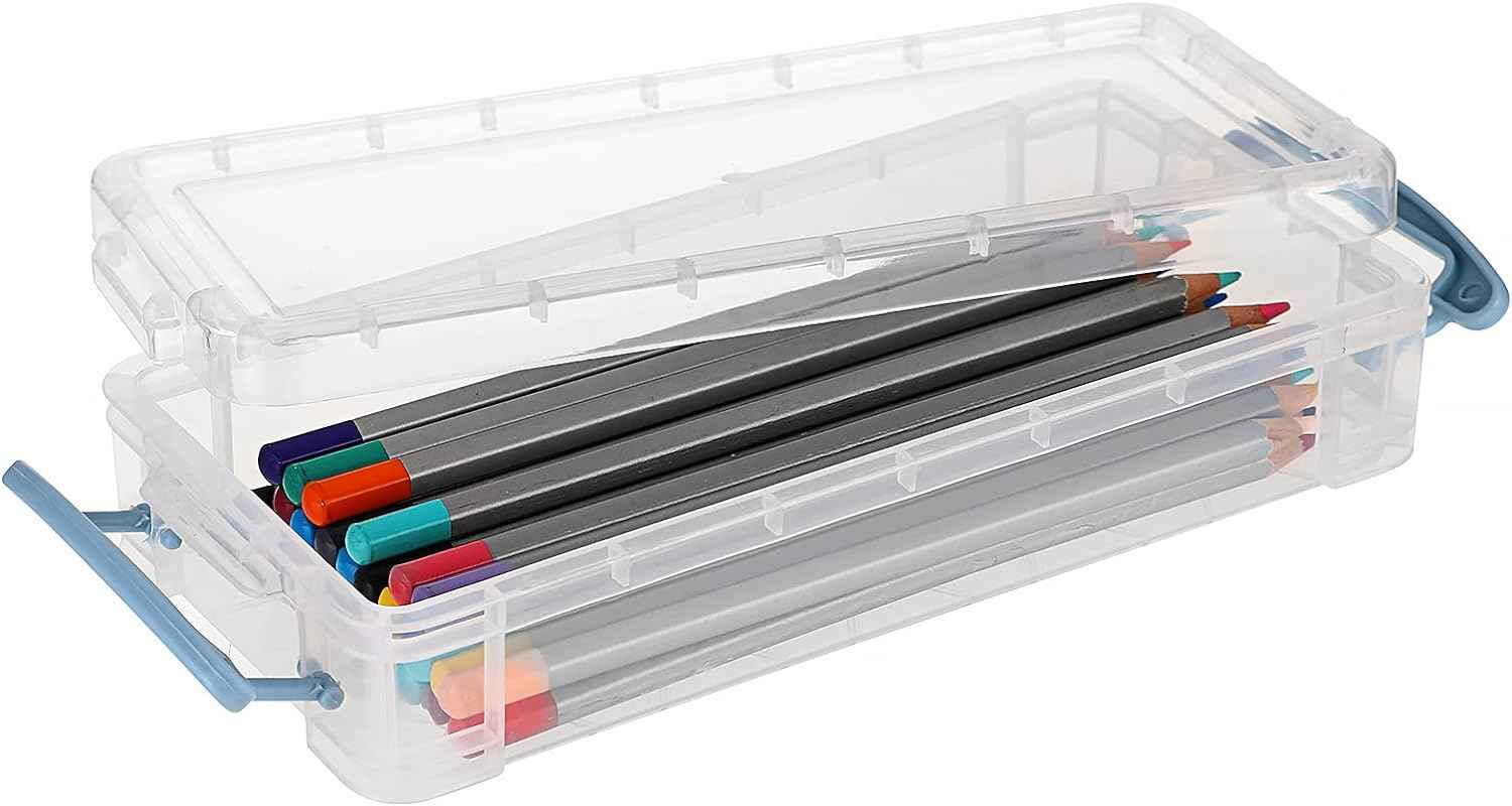 6 Large Capacity Pencil Box,Office Supplies Storage Organizer Box - TTpen