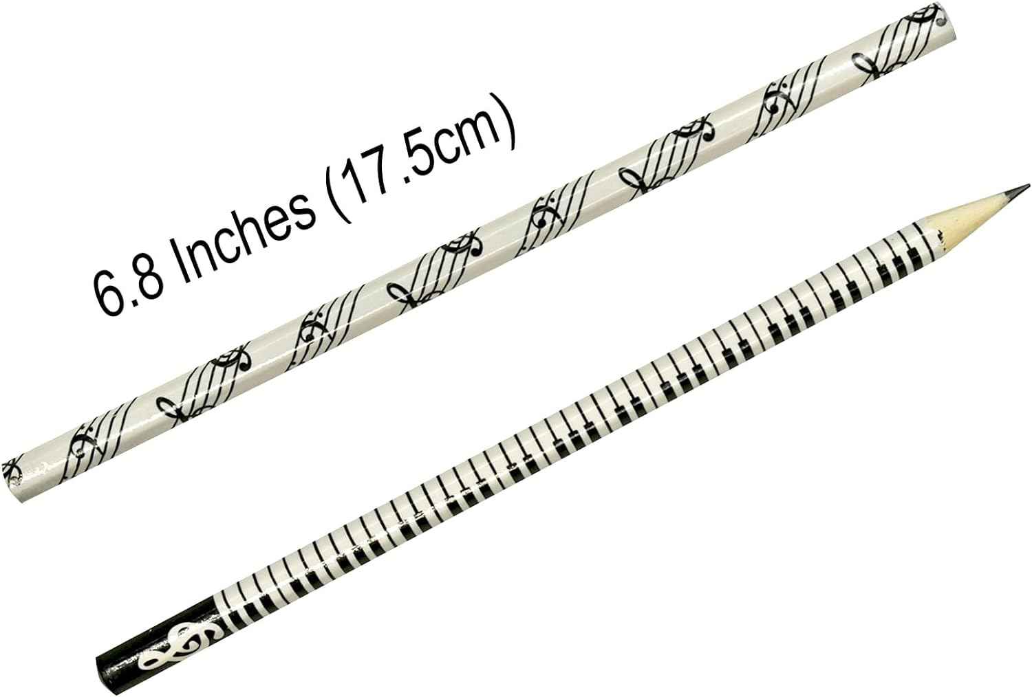 24PCS Musical Notes Pencil Piano Wooden Pencils - TTpen