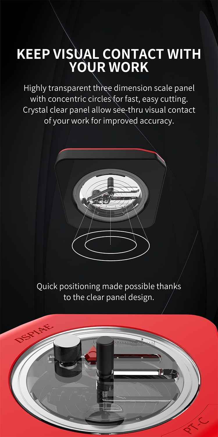 DSPIAE PT-C Integral Rotary Integral Circular Cutter (1-50mm) Circle - TTpen