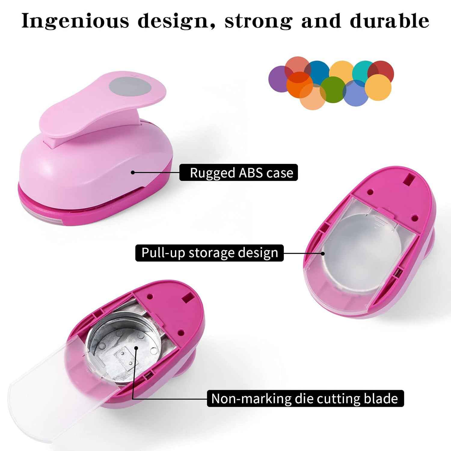 2 Inch Craft Hole Paper Punch Shape Circle for Cardstock,Scrapbooks - TTpen